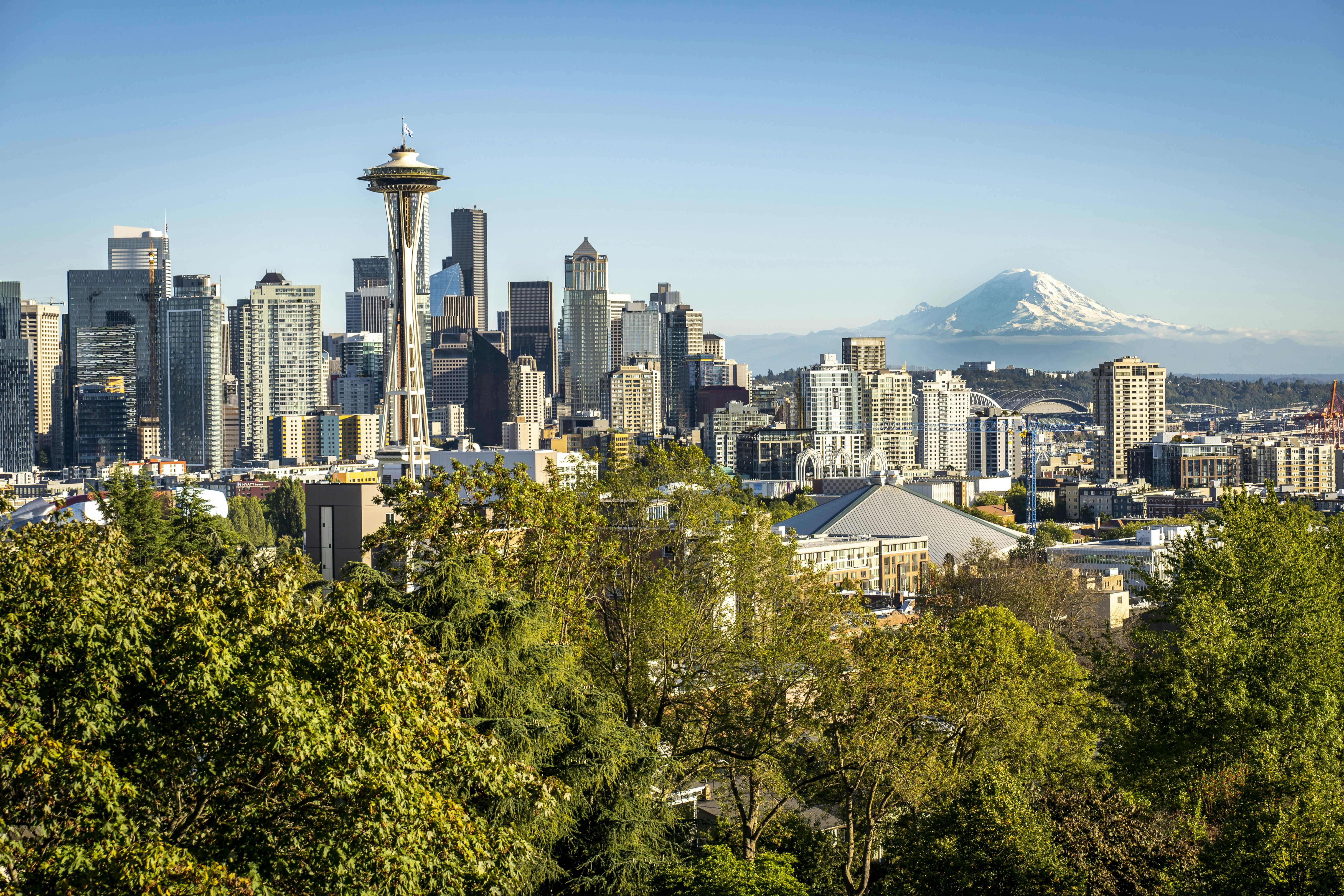 Seattle, WA skyline — local weather forecast and conditions